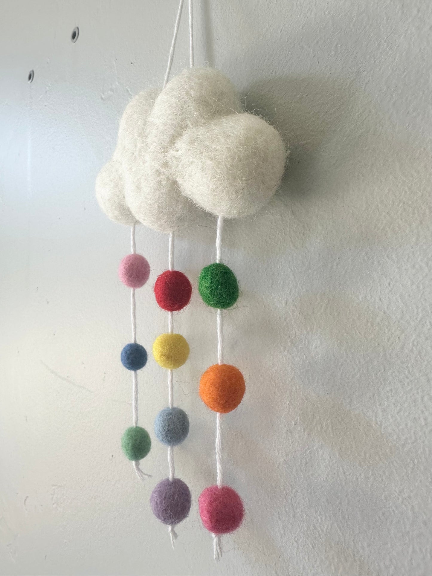 Rainbow Rain Cloud Ornament