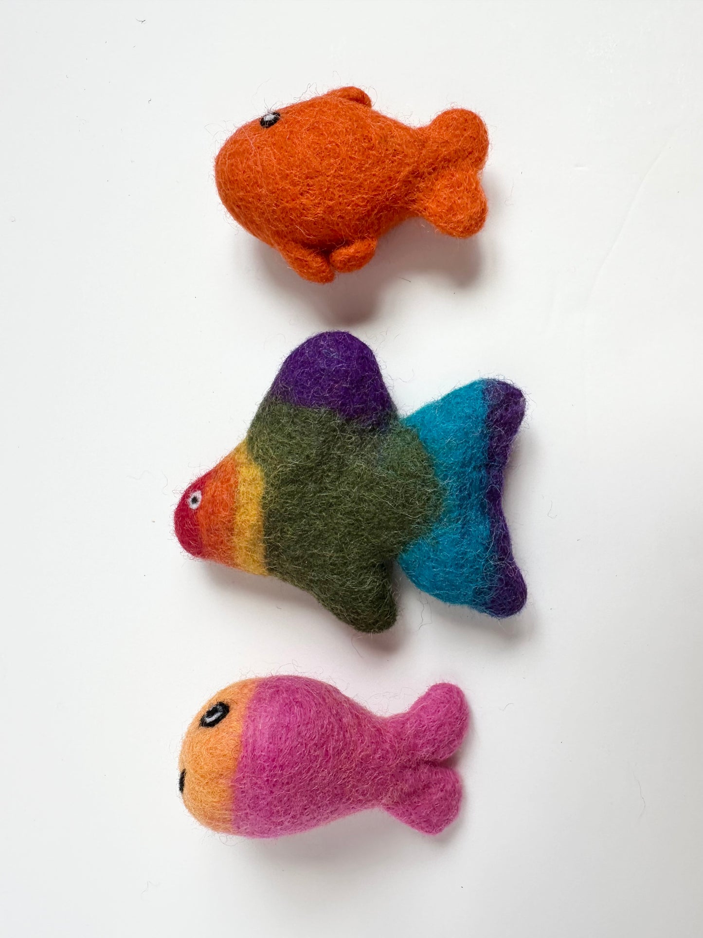 Happy Felted Fish