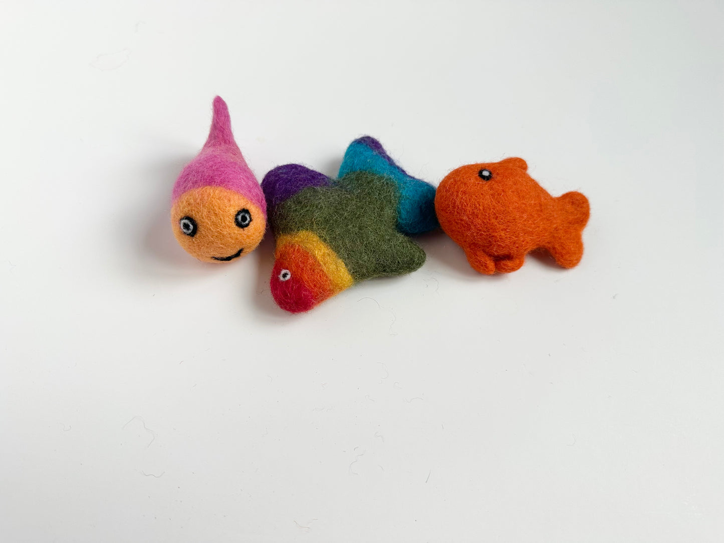 Happy Felted Fish