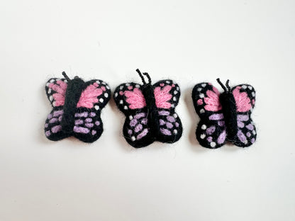 Wool Felted Monarch Butterfly