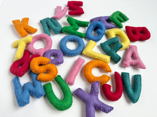Rainbow Alphabet Felt Letters