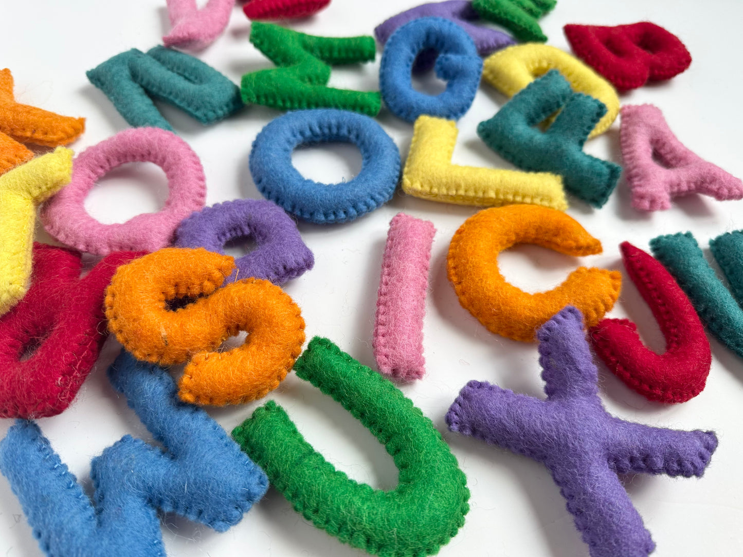 Rainbow Alphabet Felt Letters