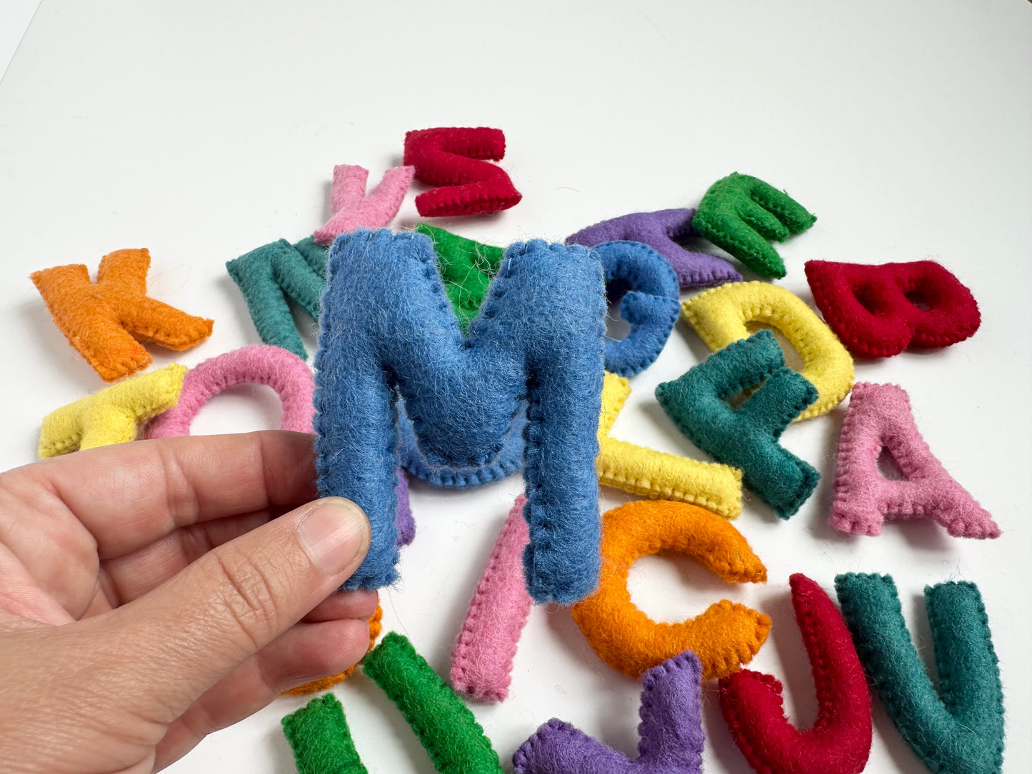 Rainbow Alphabet Felt Letters