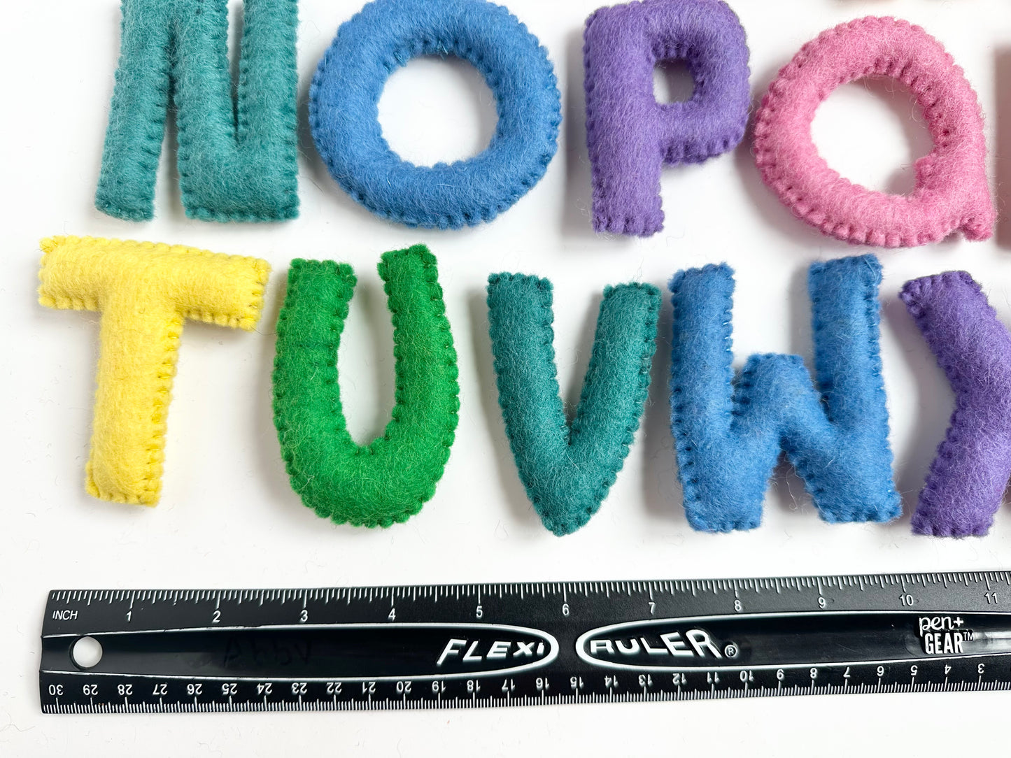 Rainbow Alphabet Felt Letters