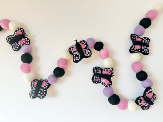 Girly Butterfly Garland