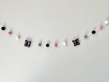 Girly Butterfly Garland