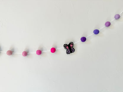 Pink/Lilac Ombre Butterfly Garland