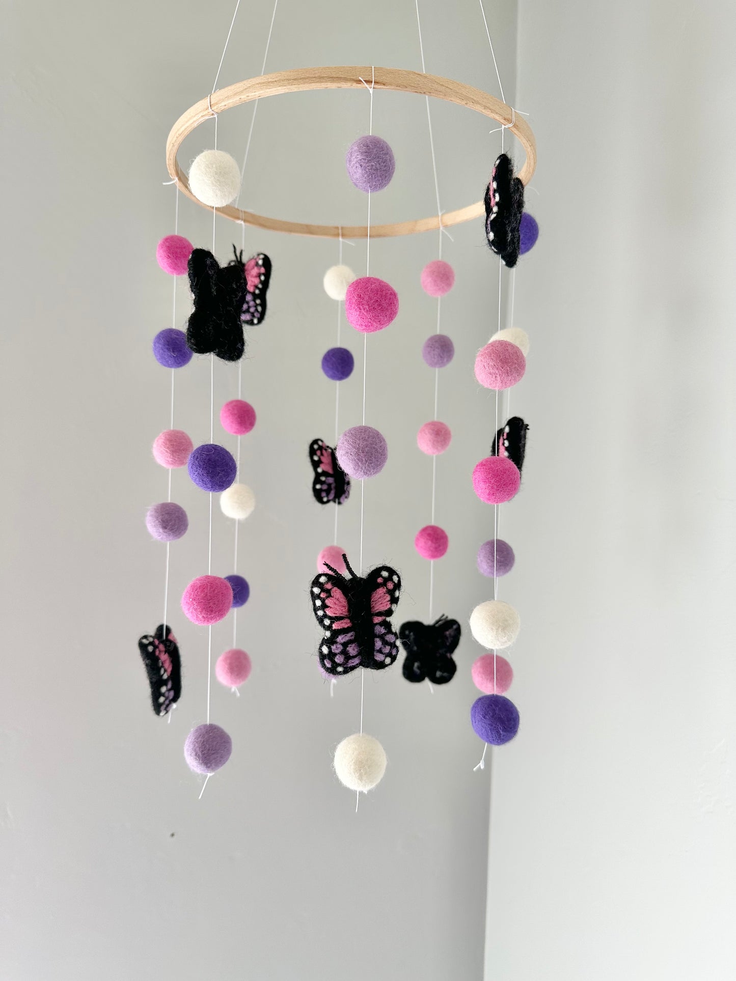 Girly Butterfly Ceiling Mobile