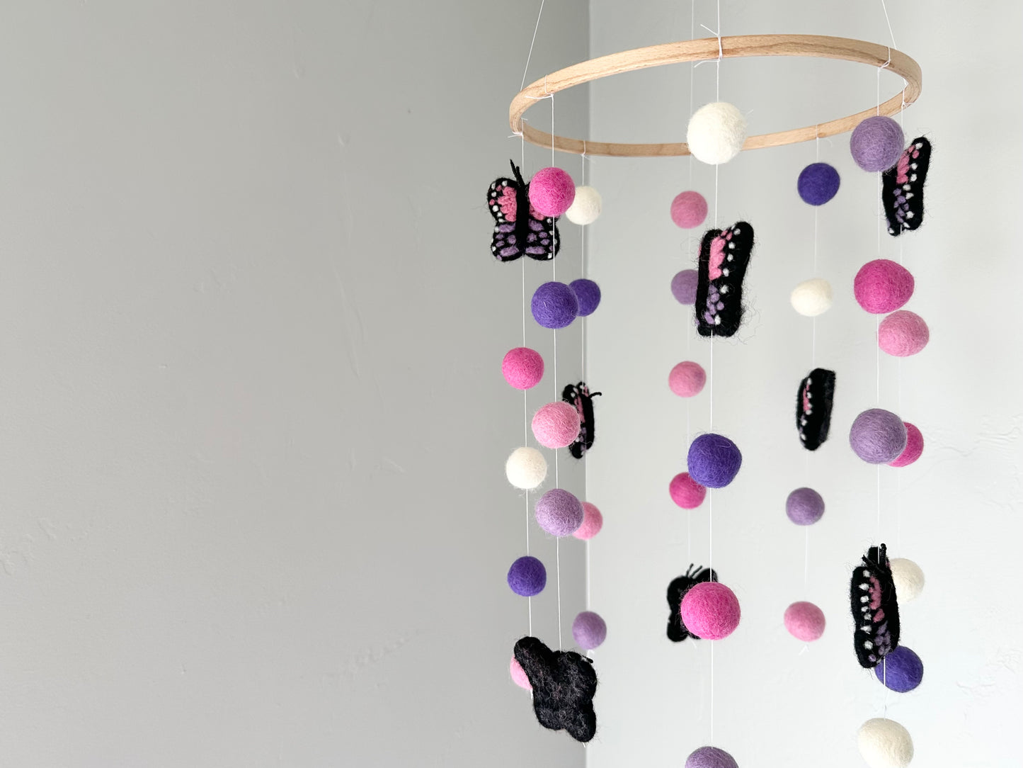 Girly Butterfly Ceiling Mobile