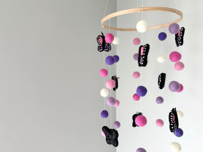 Girly Butterfly Ceiling Mobile