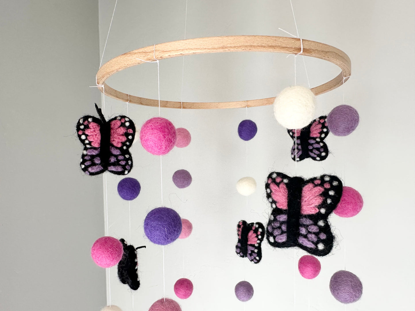Girly Butterfly Ceiling Mobile