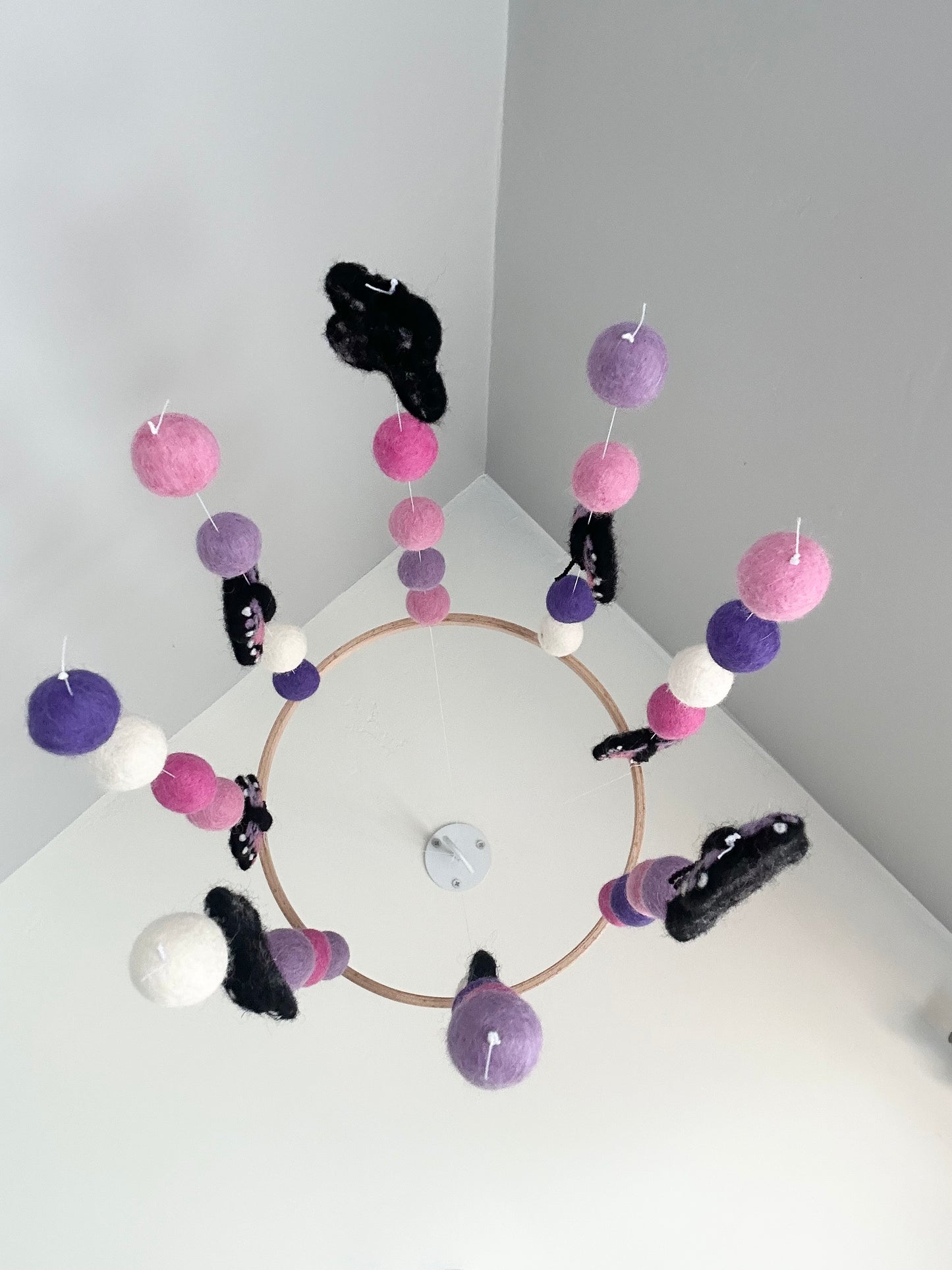 Girly Butterfly Ceiling Mobile