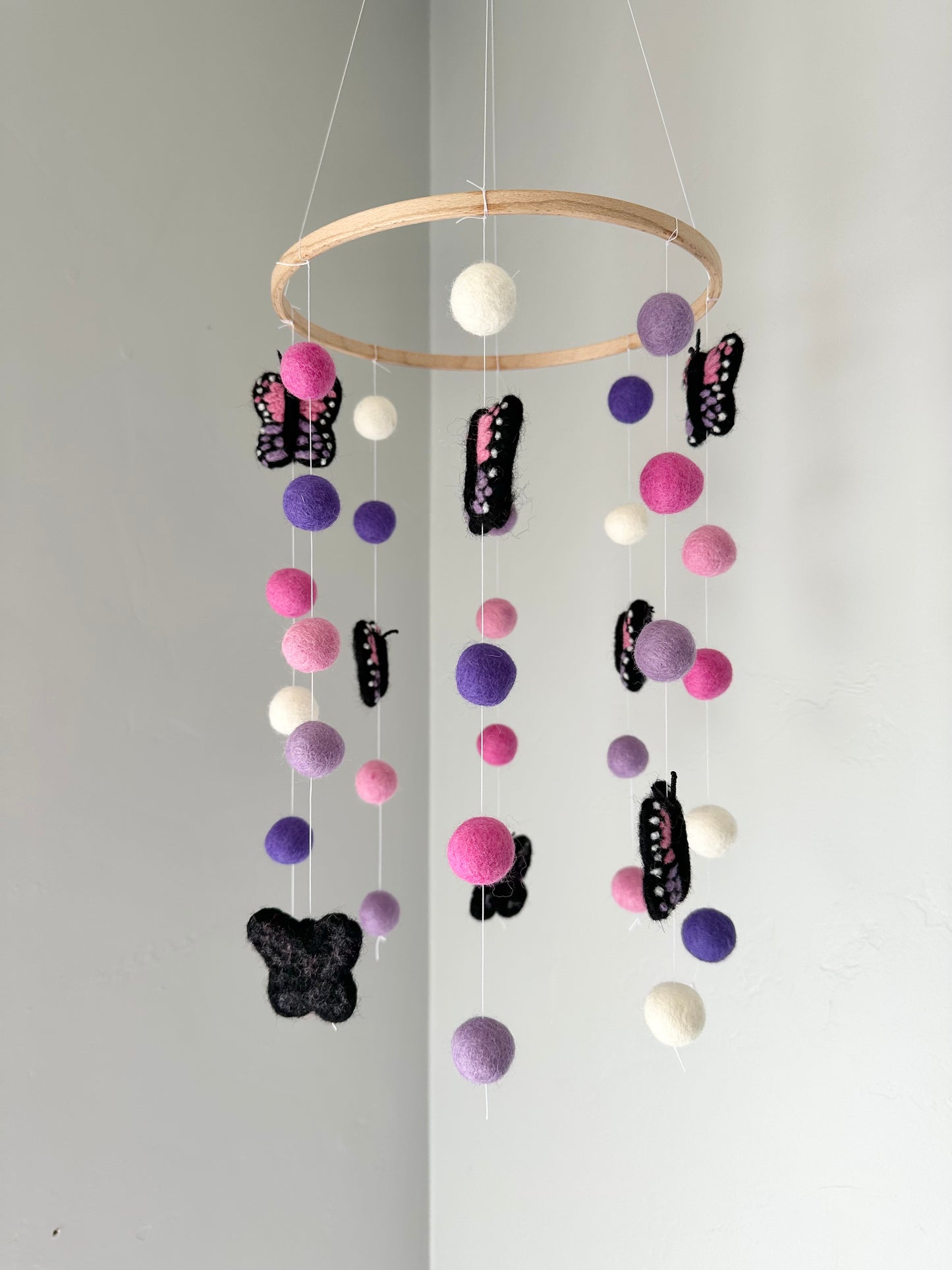 Girly Butterfly Ceiling Mobile