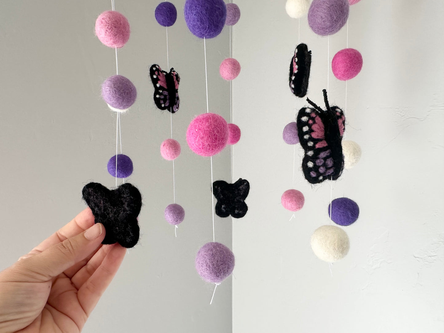 Girly Butterfly Ceiling Mobile