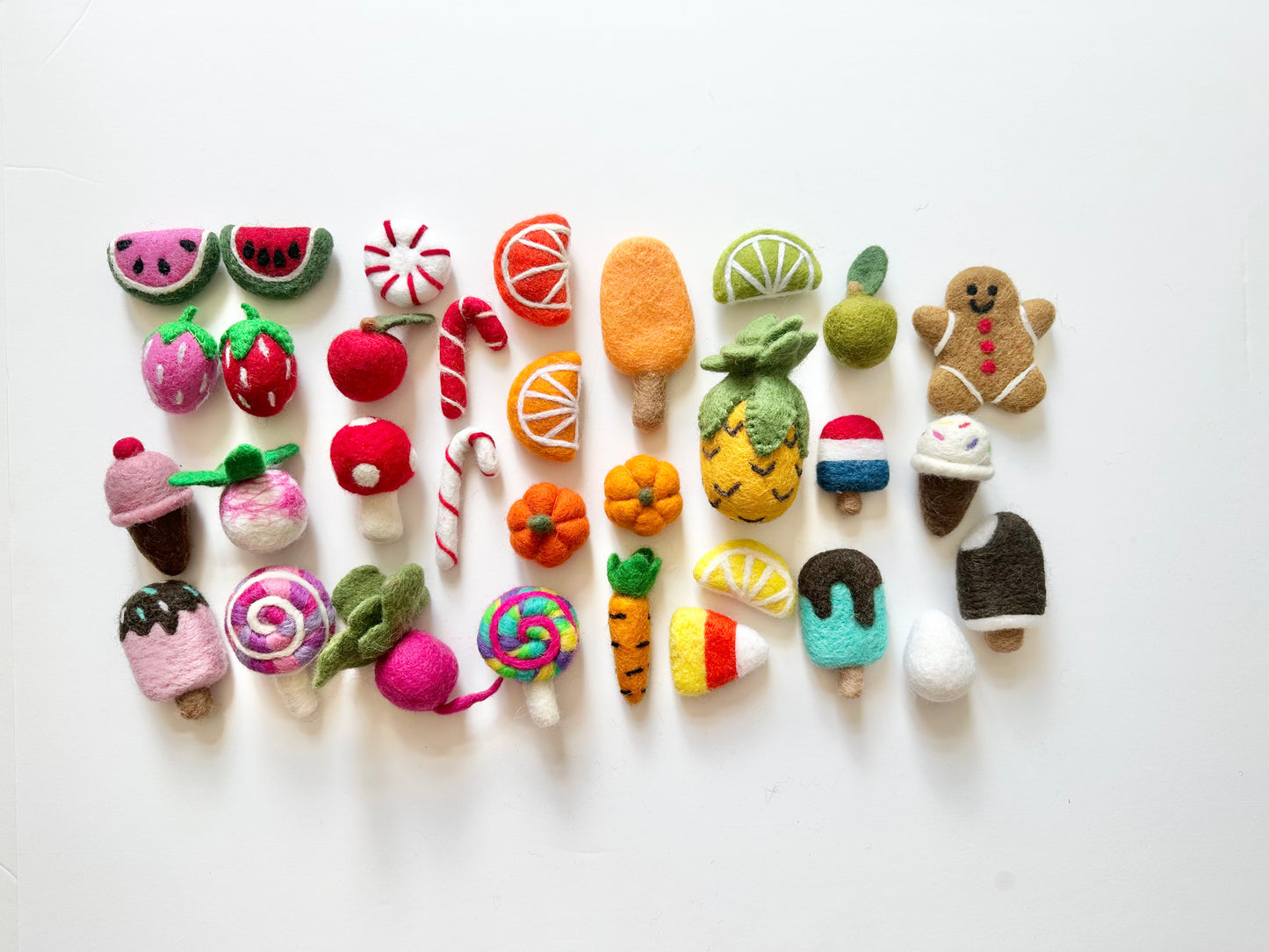 Felted Wool Play Food