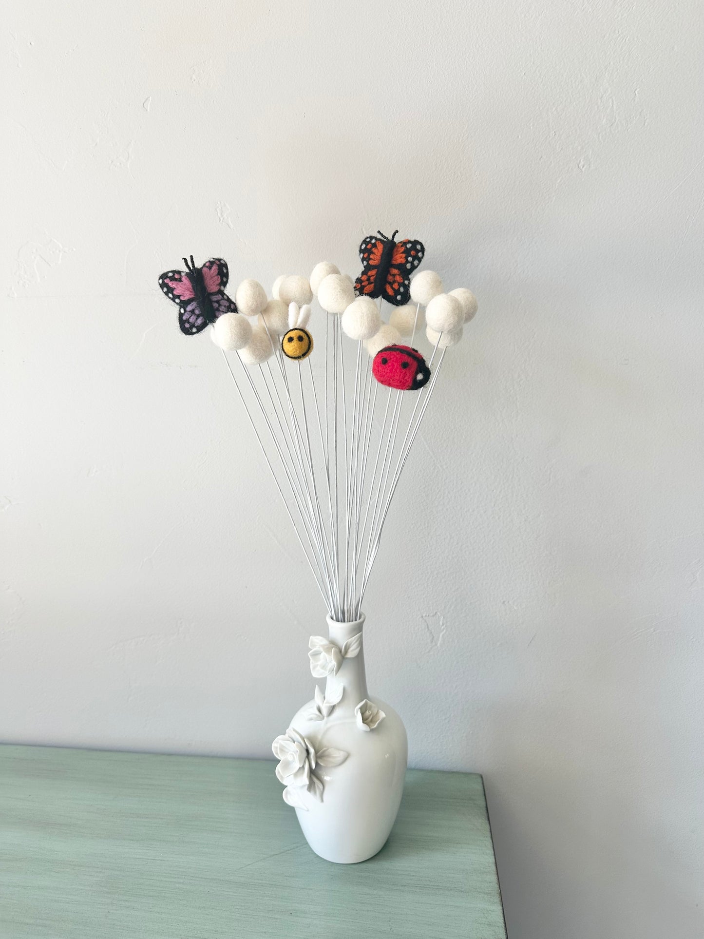 Bug Bouquet (w/ or w/o felt ball stems)
