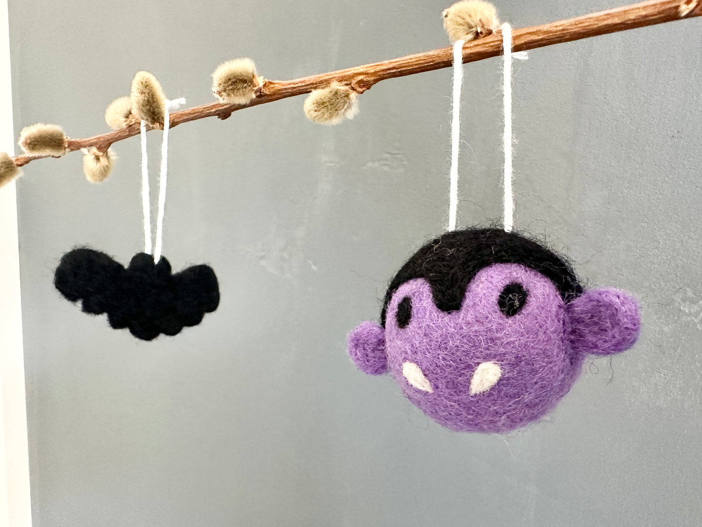 Vampire, Bat & Witch Ornaments
