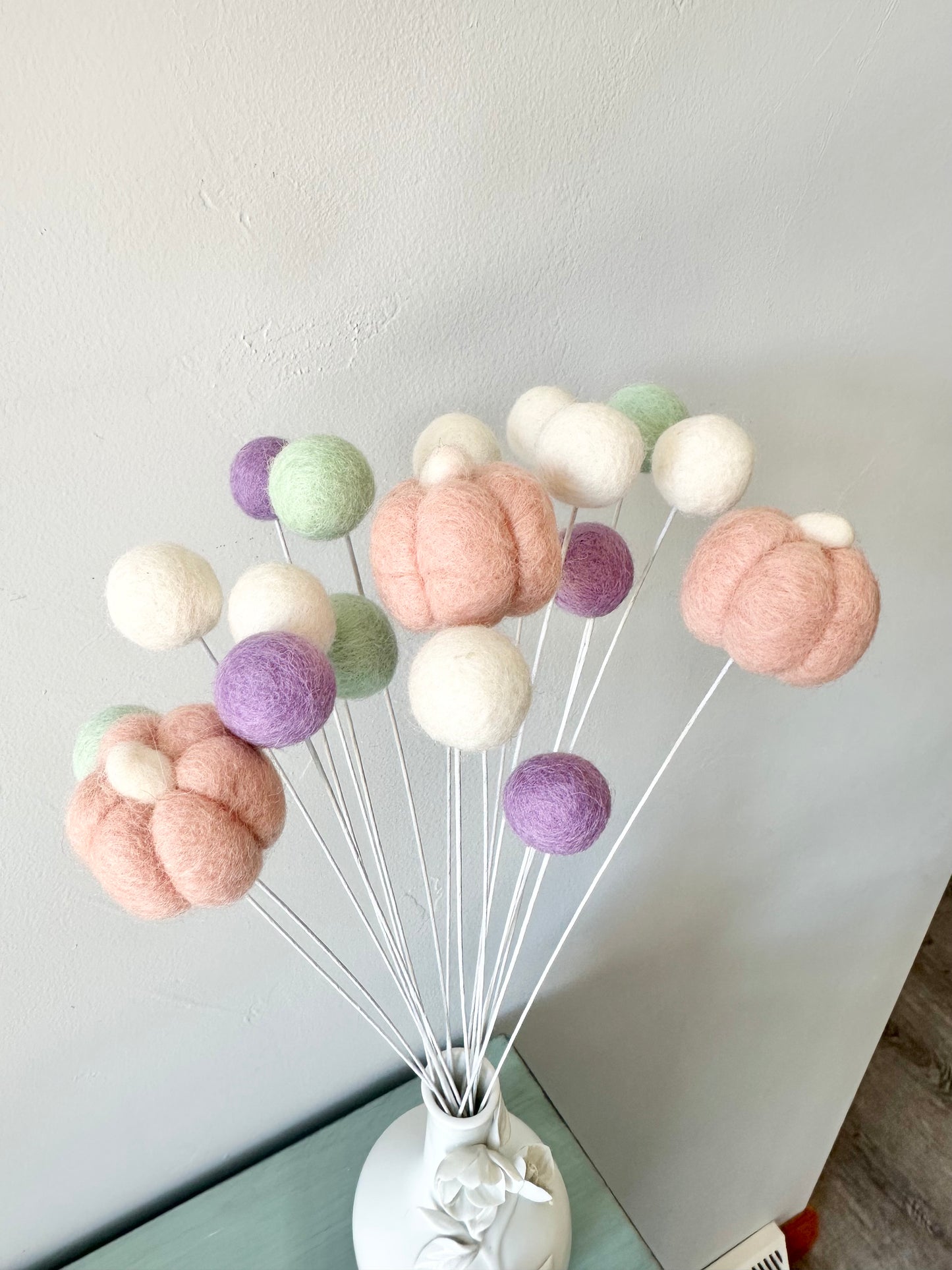Pink Pumpkin Bouquet