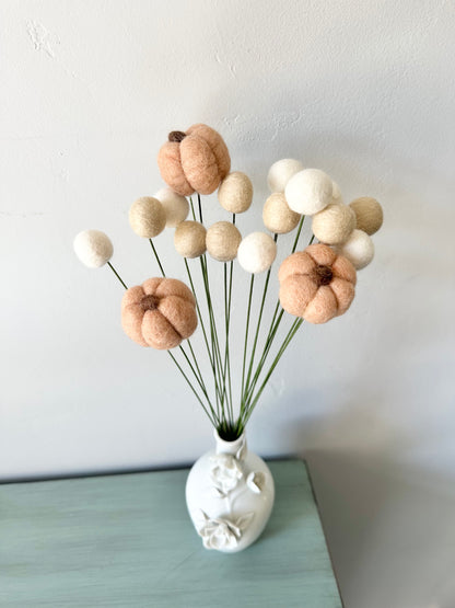 Tan Pumpkin Bouquet