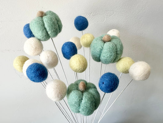 Blue Pumpkin Bouquet