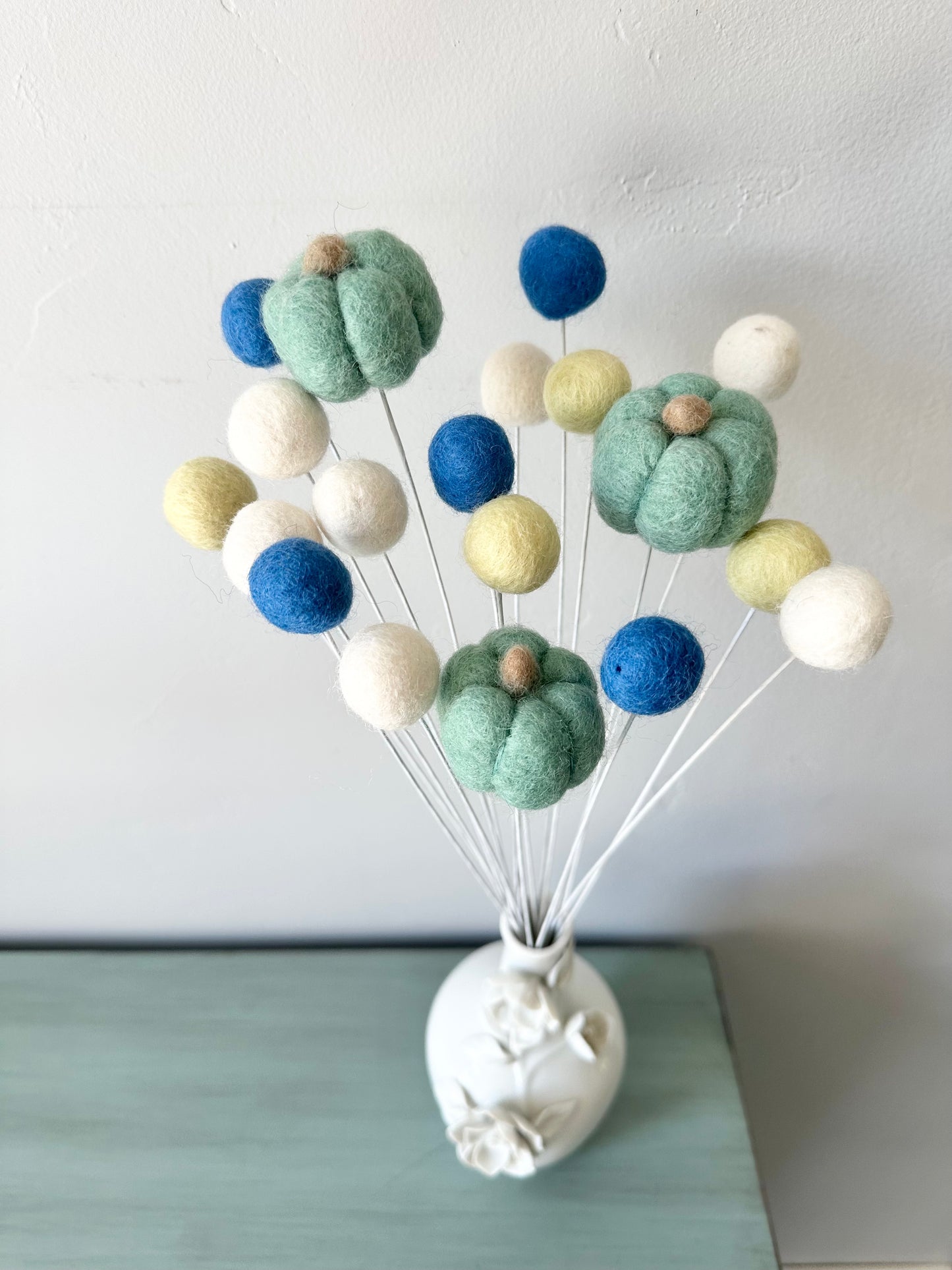 Blue Pumpkin Bouquet