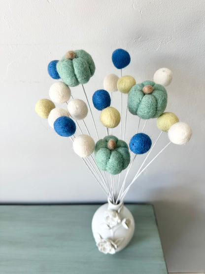Blue Pumpkin Bouquet