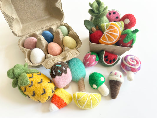 Felted Wool Play Food