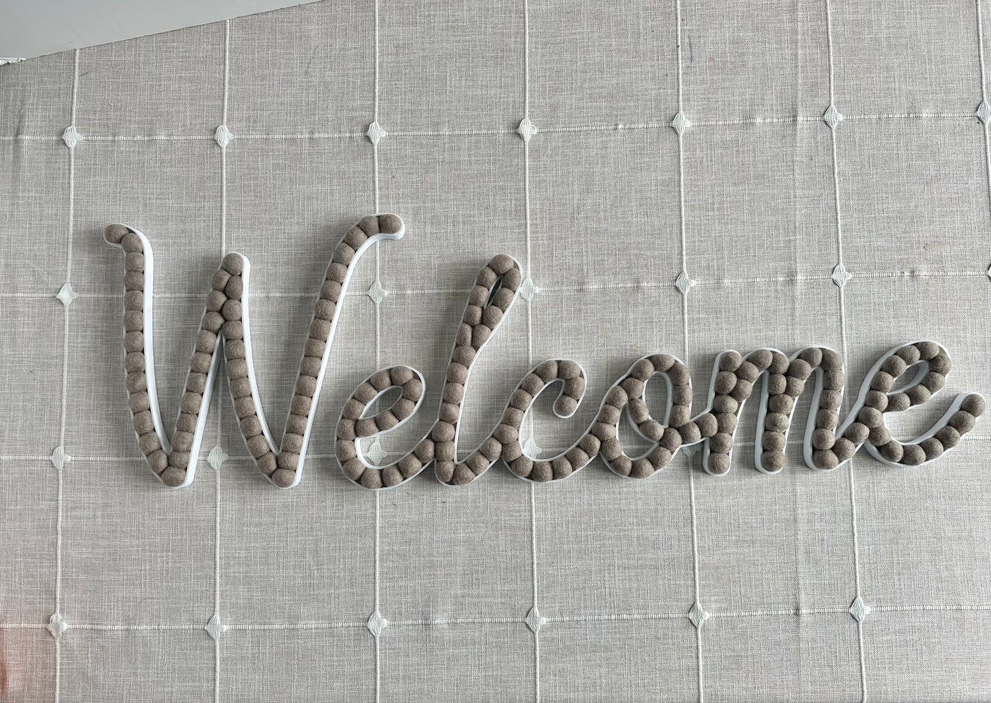 Cursive WELCOME