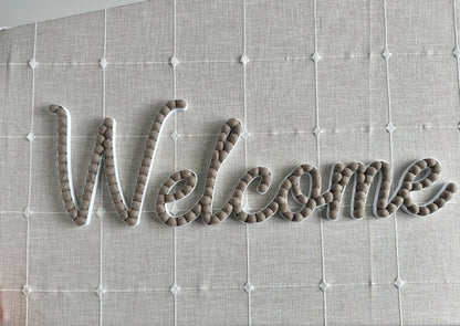Cursive WELCOME