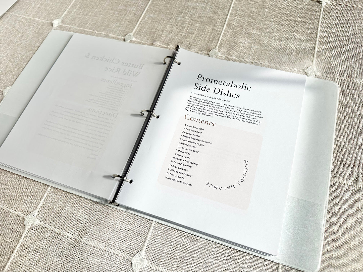 158 ProMetabolic Recipes & Meal Plans - Physical Binder Shipped to you!