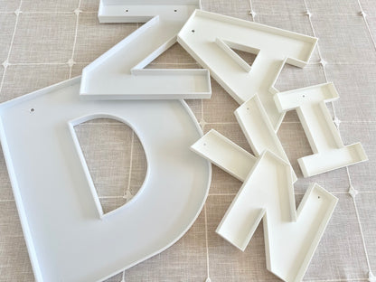 EMPTY Felt Ball Letters & Numbers