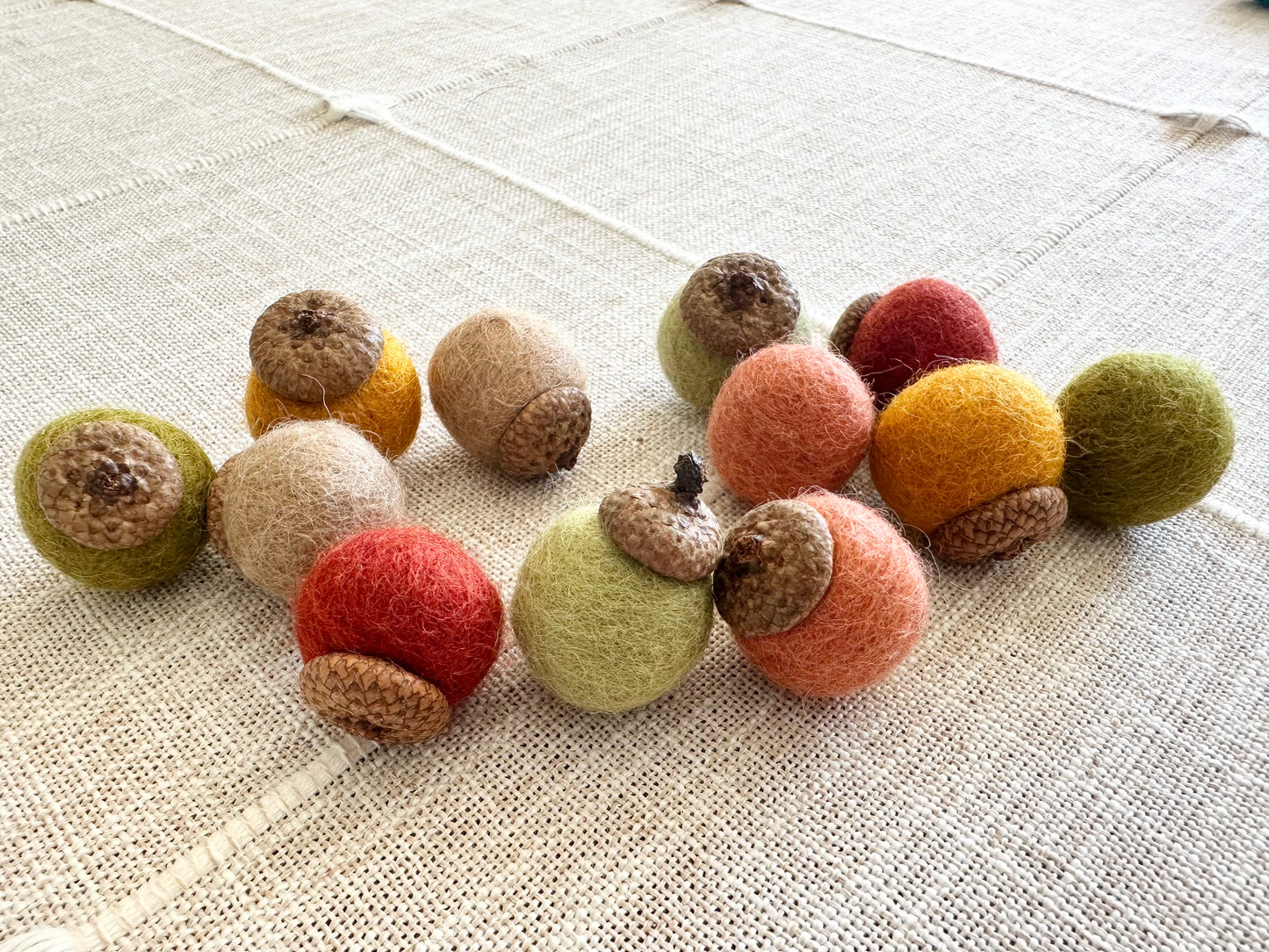 Best Seller Wool Acorns
