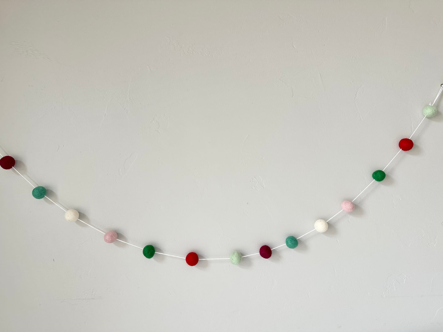 Pinks & Mints Christmas Garland