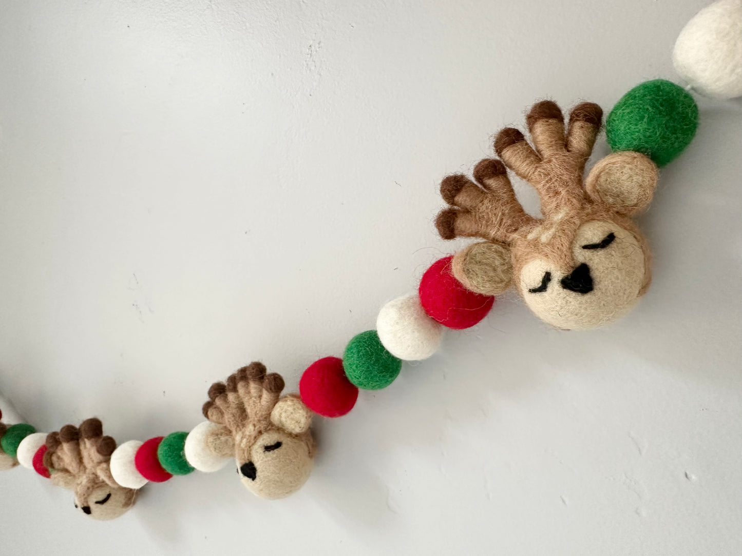 Christmas Deer Garland