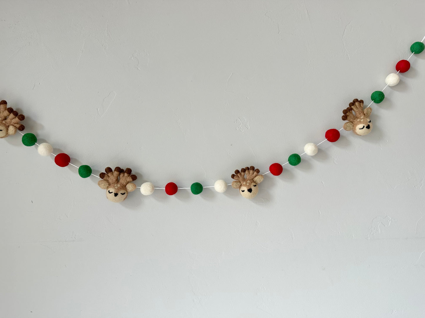Christmas Deer Garland