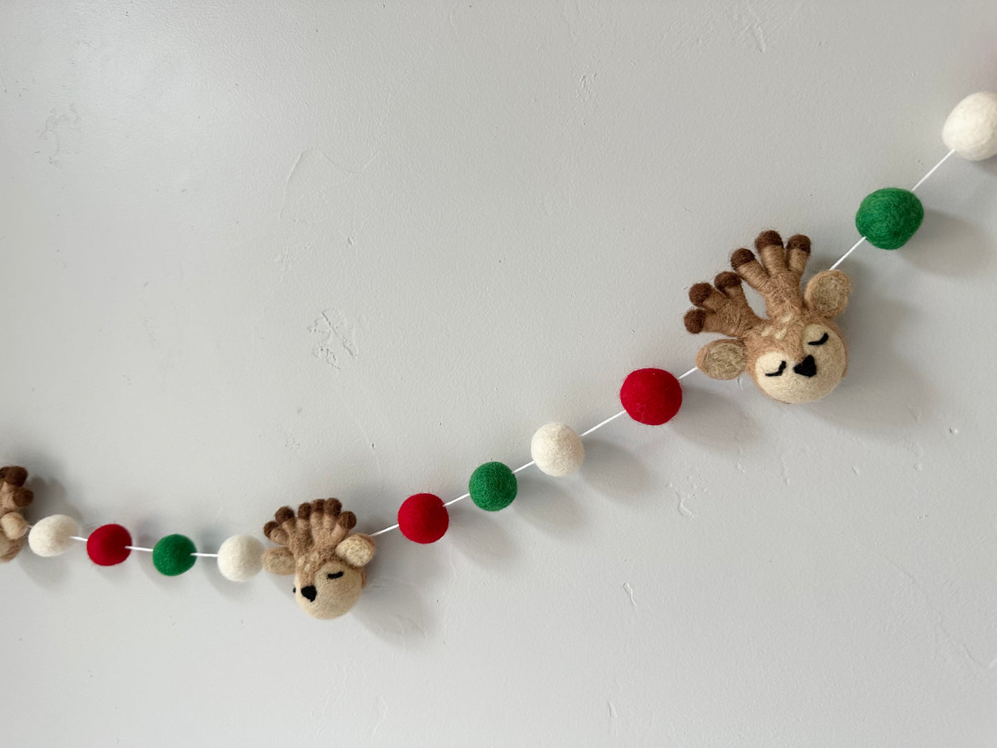 Christmas Deer Garland