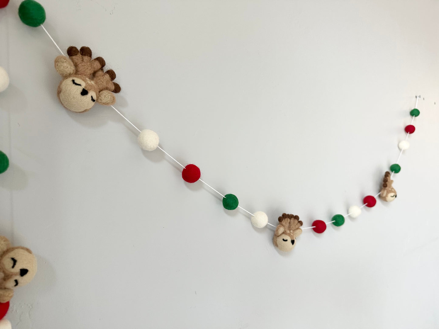 Christmas Deer Garland