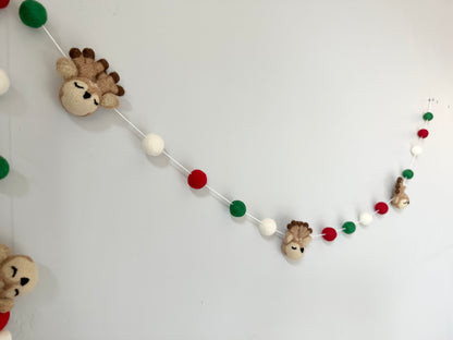 Christmas Deer Garland