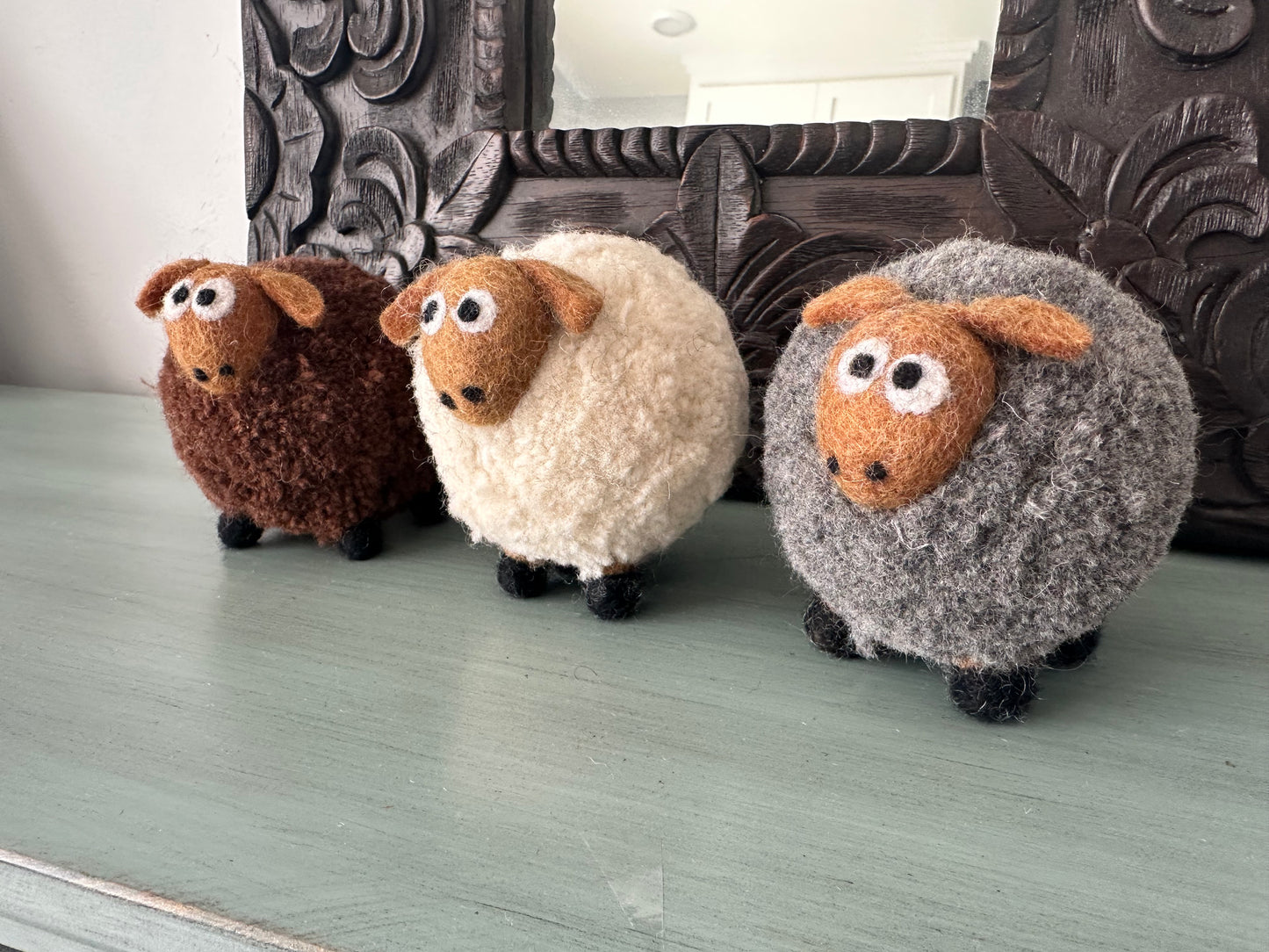 Big Fluffy Sheep Ornament