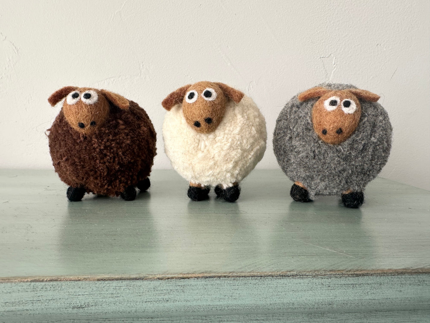 Fluffy Sheep Figurine