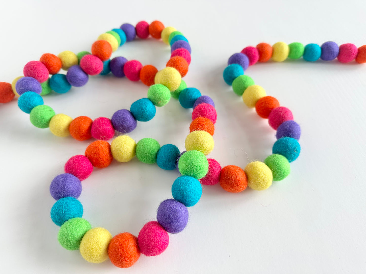 Neon Rainbow Garland