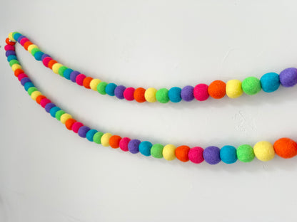 Neon Rainbow Garland