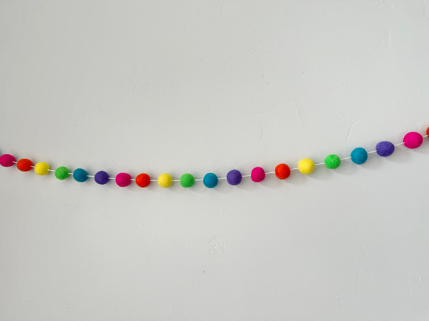 Neon Rainbow Garland