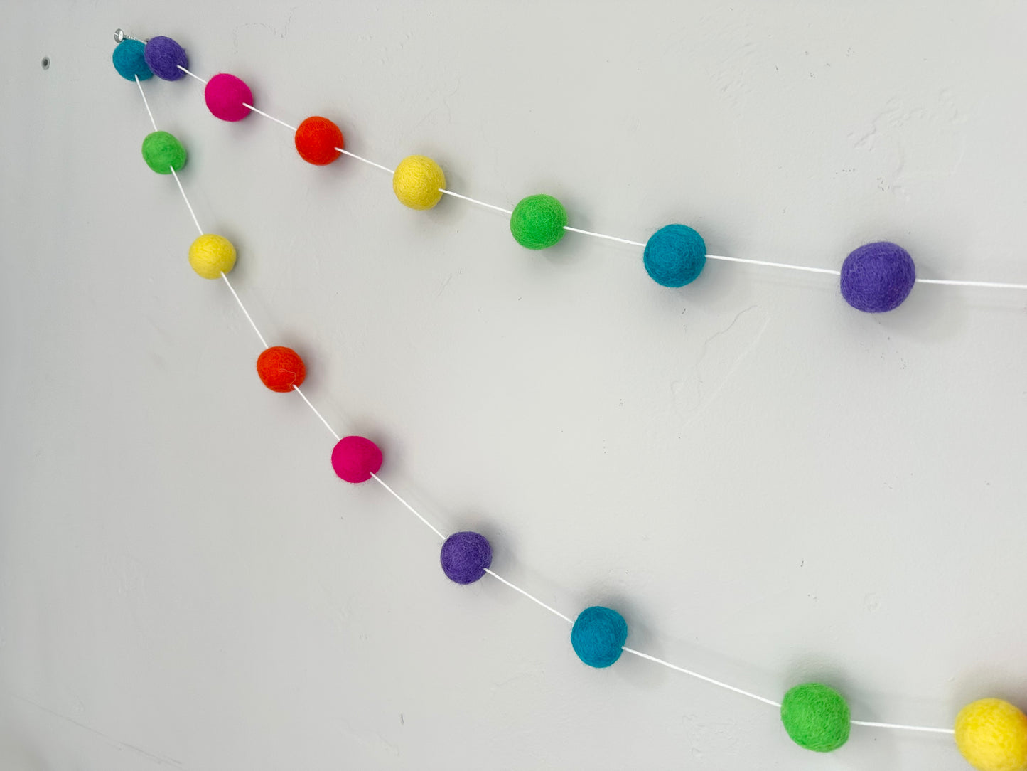 Neon Rainbow Garland