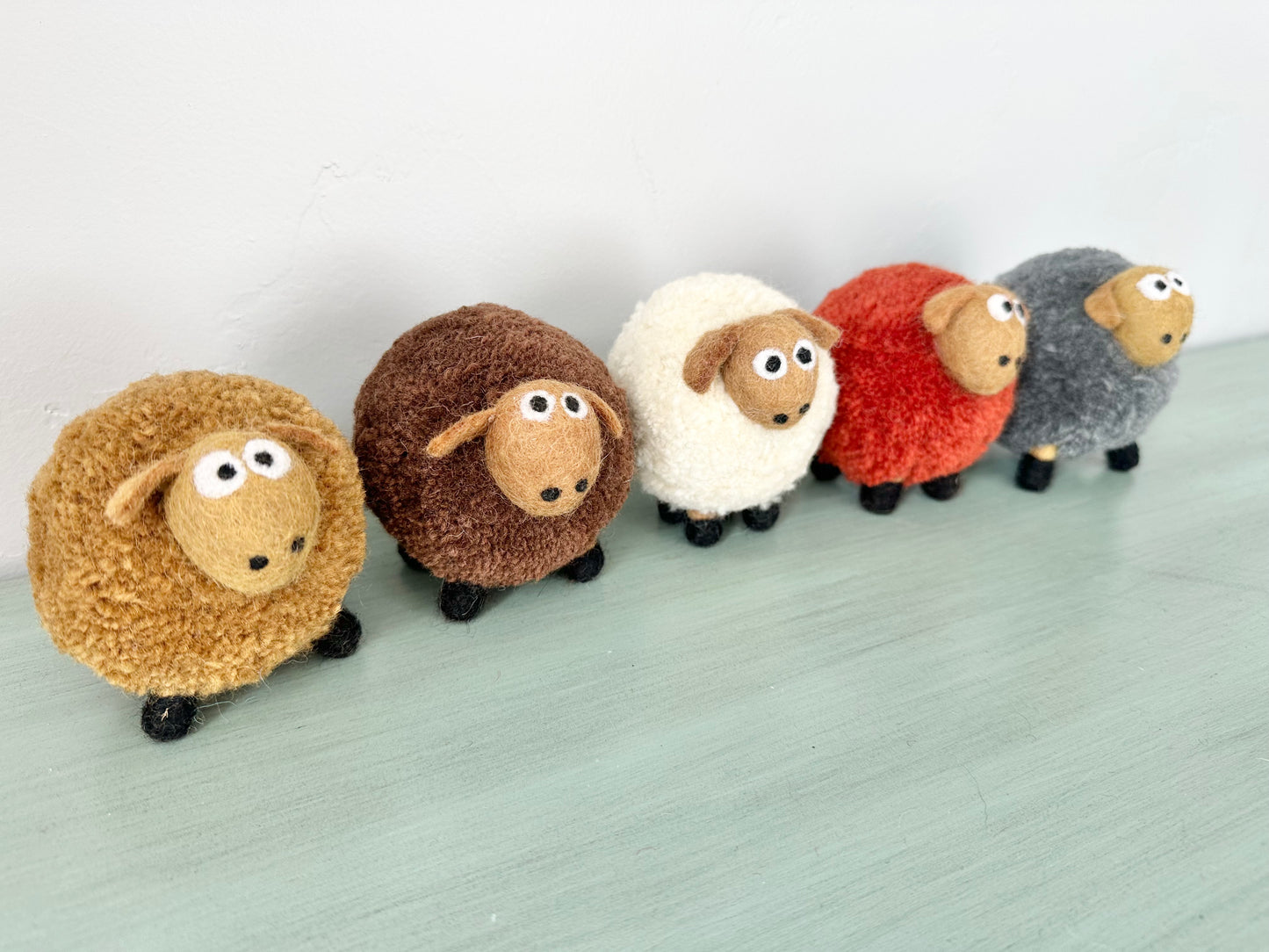 Fluffy Sheep Figurine