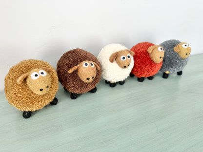 Fluffy Sheep Figurine