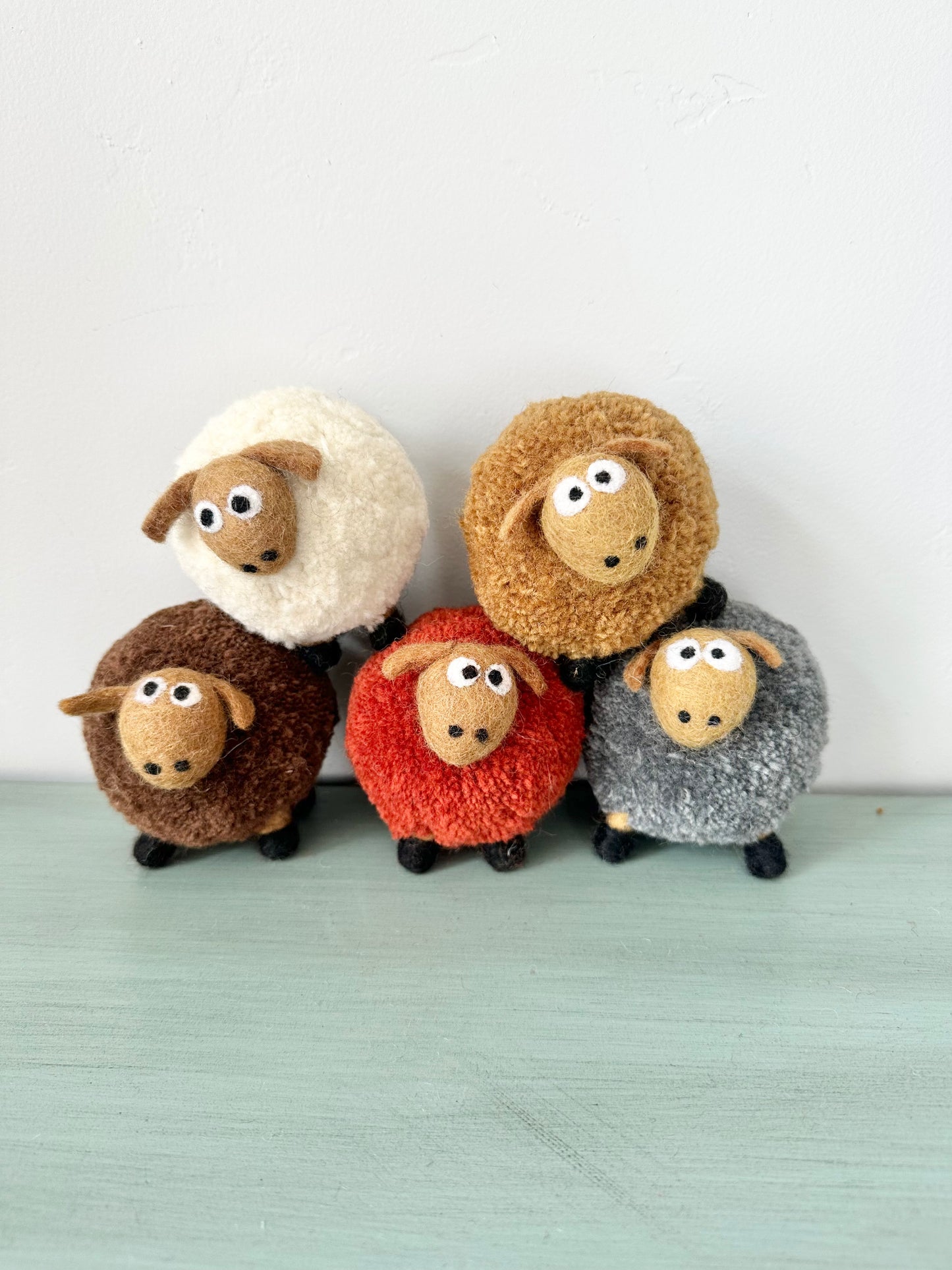 Fluffy Sheep Figurine