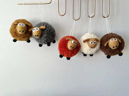 Big Fluffy Sheep Ornament