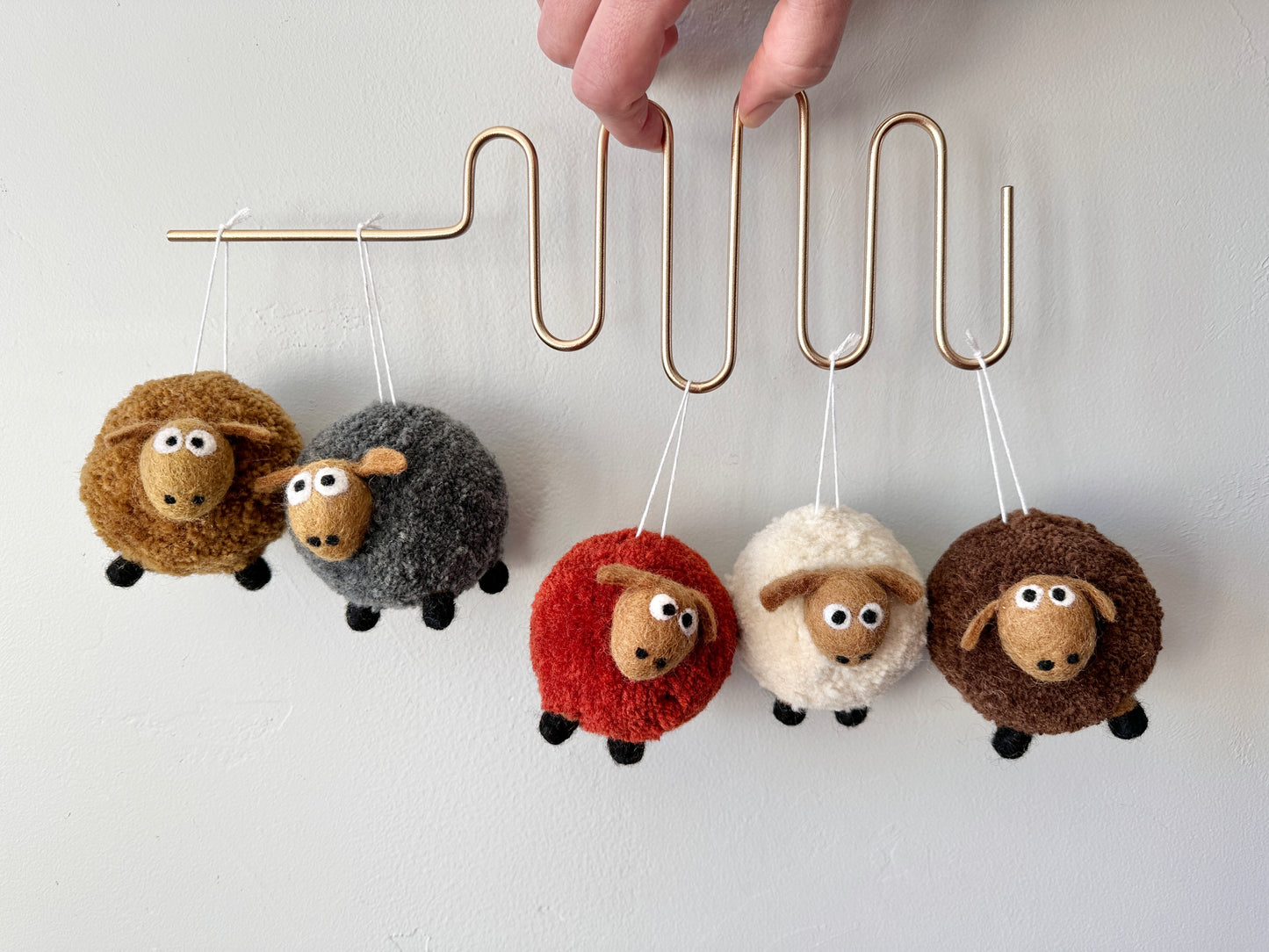 Big Fluffy Sheep Ornament