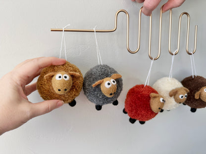 Big Fluffy Sheep Ornament